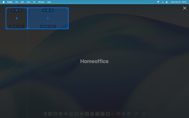 Dual resize in both directions